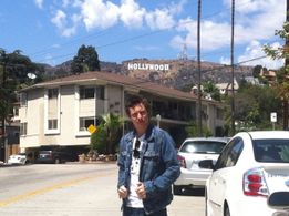Still of Edwin Gagiano in Hollywood, California.