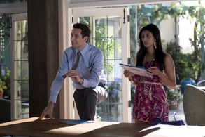 Ben Shenkman and Reshma Shetty in Royal Pains (2009)