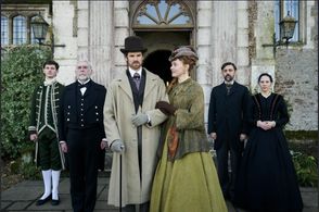 Elaine Cassidy, Gerard Horan, Liam Garrigan, Benjamin Wainwright, Jordan Scowen, and Harriet Slater in Belgravia: The Ne