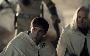 Jenna Upton and Daniel Lasker in Raised by Wolves (2020)