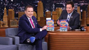 Norm MacDonald and Jimmy Fallon in The Tonight Show Starring Jimmy Fallon (2014)