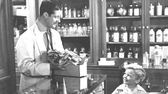 Don Ameche and Larry Olsen in Happy Land (1943)