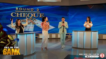 Aubrey Miles, Jose Manalo, Pokwang, and Jacqueline Yu in Fill in the Bank (2020)