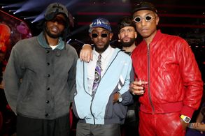 DJ Drama and Kendrick Lamar at an event for The 65th Annual Grammy Awards (2023)