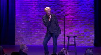 Erin Darling at the Irvine Improv Comedy Club