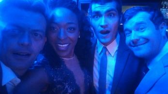 Vogue Magazine's Gala Dinner in honor of Curious Incident on Broadway. The Harvard Club. (Simon Stephens, Keren Dukes, B