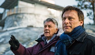 Michael Nyqvist and Sven-Bertil Taube in The Girl with the Dragon Tattoo (2009)