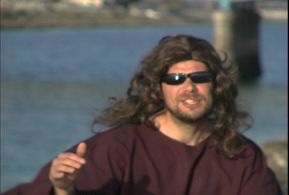 On the set of Easter Jesus