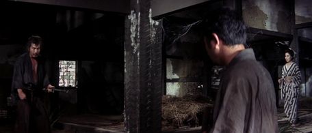 Masayo Banri, Jutarô Kitashiro, and Shintarô Katsu in Zatoichi the Fugitive (1963)