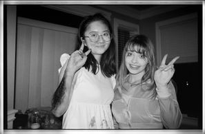 Ina Wang and Emily Giannozio in I Love U (2023)