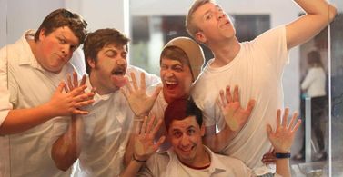 Roger Garcia III, Tyler Phillips, Peter Gilroy, Brock McKenzie, and Jacob Wysocki in Bath Boys Comedy (2011)