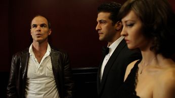 Michael Kelly, Rebecca Larsen, Evan Hart, and Simon Kassianides