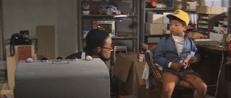 Hideyo Amamoto and Tomonori Yazaki in All Monsters Attack (1969)