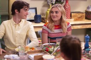 Daniel DiMaggio and Meg Donnelly in American Housewife (2016)