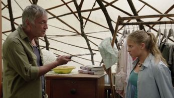 John Waters and Bindi Irwin in Return to Nim's Island (2013)