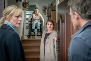Susanne Böwe, Marco Girnth, Melanie Marschke, and Maria Matschke-Engel in Leipzig Homicide: Heilige Agnes (2023)