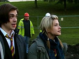 Tom Payne and Lauren Drummond in Waterloo Road (2006)
