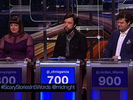 Chris Garcia, Jordan Morris, and Jenny Zigrino in @midnight (2013)