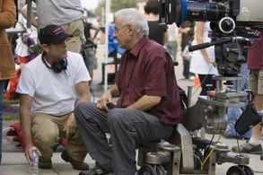 Dante Spinotti and Marc Abraham in Flash of Genius (2008)