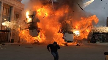 Running for cover on Marvel's Agents of Shield