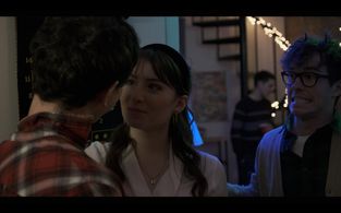 Eddie Grey, James Williams, and Samantha Brooks in The Last Christmas Party (2020)