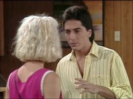 Scott Baio and Susan Jennifer Sullivan in Charles in Charge (1984)