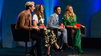 Heidi Klum, Zac Posen, Nina Garcia, and Lucky Blue Smith in Project Runway (2004)