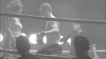 On the set of Noel Gallagher's Dream On with Zoe Bell.