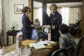 Keri Russell, Matthew Rhys, and Ivan Mok in The Americans (2013)