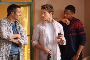 Rob Estes, Josh Henderson, and Tristan Mack Wilds in 90210 (2008)