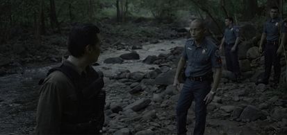 Arthur Acuña, Kiel Rodriguez, and Michael Roy Jornales in Arisaka (2021)