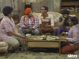 Fred Berry, Shirley Hemphill, Haywood Nelson, Danielle Spencer, and Ernest Thomas in What's Happening!! (1976)