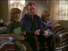 Stephen Collins, Lorenzo Brino, and Nikolas Brino in 7th Heaven (1996)