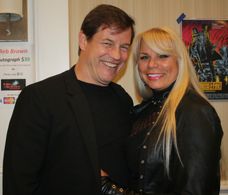 Michael Pare & Kadrolsha Ona appearing at Chiller Theatre Parsippany, NH April 2014