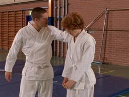 Brook Sykes and Benjamin Schmideg in Wicked Science (2004)