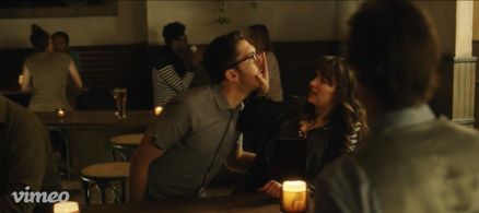 Milana Vayntrub and Amir Blumenfeld in Lonely and Horny (2016)