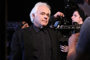 Priest Paul..Between takes