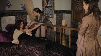 Selma Ergeç, Filiz Ahmet, and Selen Öztürk in The Magnificent Century (2011)