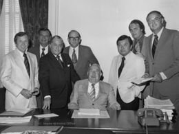 Howard Baker, Sam Ervin, and Daniel Inouye in The Senate Watergate Hearings (1973)