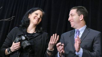 Laura Poitras and Glenn Greenwald