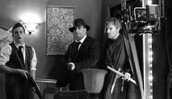 From left, Chris James Boylan, Micheal Mcfadden and Jack Hoffman. Bloodrunners (2017)