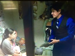 On the set of Foreign Land Movie