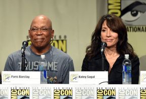 Katey Sagal and Paris Barclay at an event for Sons of Anarchy (2008)