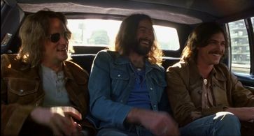 Billy Crudup, Jason Lee, and Mark Kozelek in Almost Famous (2000)