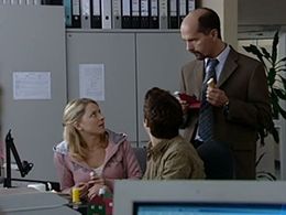 Christoph Maria Herbst, Diana Staehly, and Oliver Wnuk in Stromberg (2004)