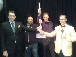 Final shot of our final episode. With Director Nicholas Ortiz, Main actors Charles Baran, and Philip De La Cal.