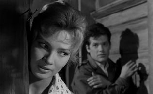 Zbigniew Cybulski and Ewa Krzyzewska in Ashes and Diamonds (1958)