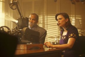 Reggie Austin and Hayley Atwell in Agent Carter (2015)