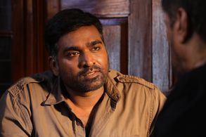 B. Thyagarajan and Vijay Sethupathi in Chekka Chivantha Vaanam (2018)