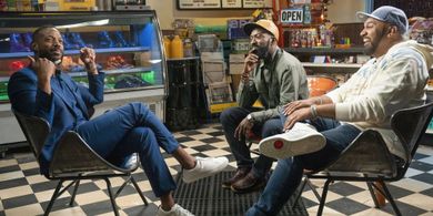 Marlon Wayans, The Kid Mero, and Desus Nice in Desus & Mero: Scamming Fee (2021)